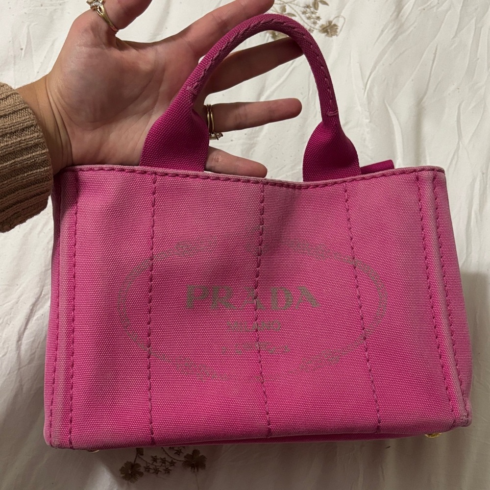 Prada Fuchsia Tote Bag